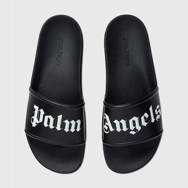Dép Nam Palm Angels PMIC001C99PLA00110011001 Màu Đen Size 41 - Dép - Vua Hàng Hiệu