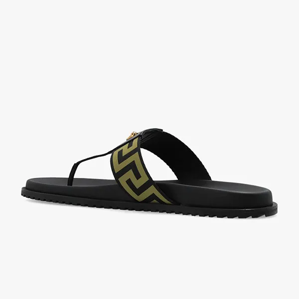Dép Nam Versace Black Flip-Flops With Logo 1008317 1A05957-2B15V Màu Đen Size 41