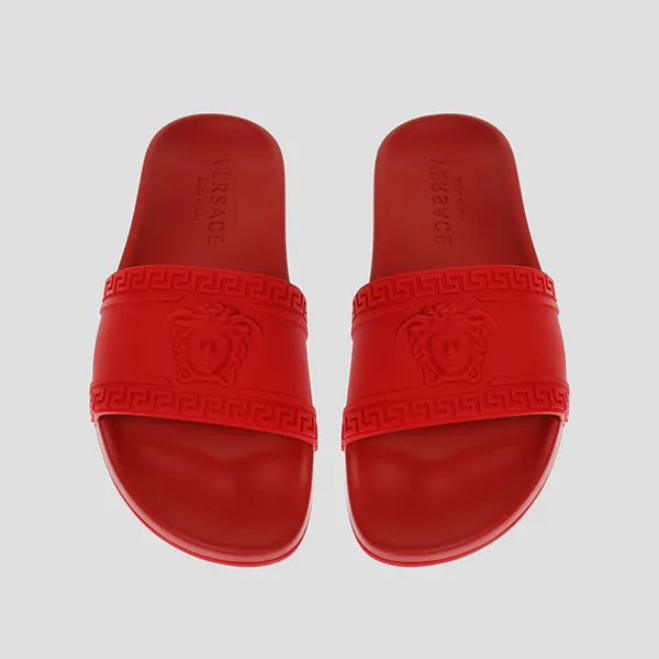 Dép Nam Versace Red Palazzo Medusa Pool DSU5883 DGO9G D6G Màu Đỏ