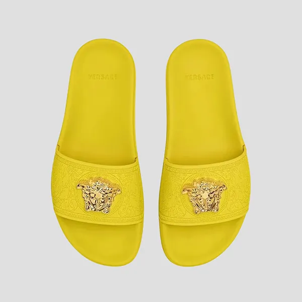 Dép Nam Versace Yellow Palazzo Medusa Pool 1003737 1A02753 1B000 Màu Vàng Size 41