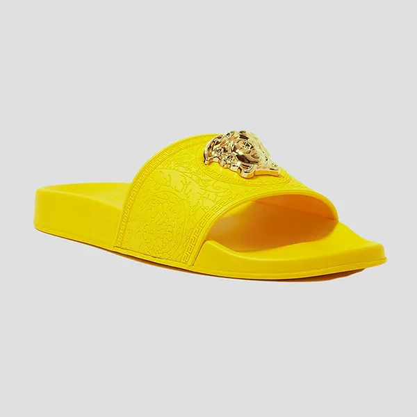 Dép Nam Versace Yellow Palazzo Medusa Pool 1003737 1A02753 1B000 Màu Vàng Size 41