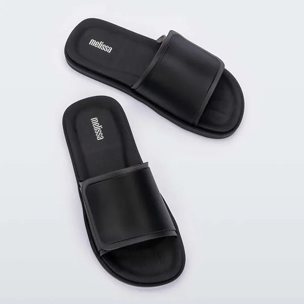 Dép Quai Ngang Melissa MLS Brave Slide 33583-AB270-8 Màu Đen Size 40 - Dép - Vua Hàng Hiệu