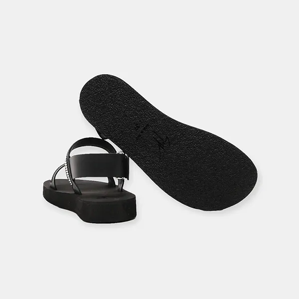 Dép Sandal Giuseppe Zanotti 221266M236064 Màu Đen Size 40 - Dép - Vua Hàng Hiệu