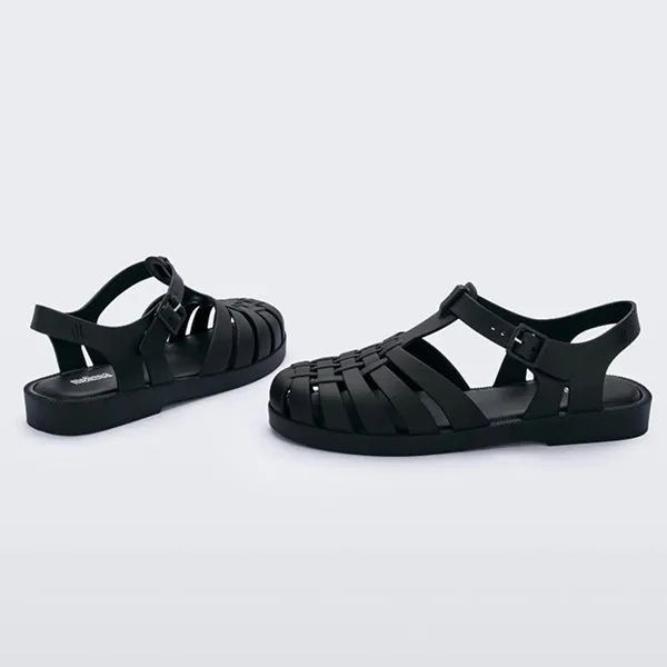 Dép Sandal Melissa MLS Possession Matte Black MLS5680 Màu Đen Size 42 - Dép - Vua Hàng Hiệu