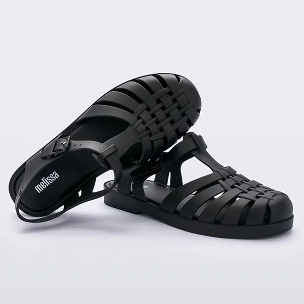 Dép Sandal Melissa MLS Possession Matte Black MLS5680 Màu Đen Size 42 - Dép - Vua Hàng Hiệu