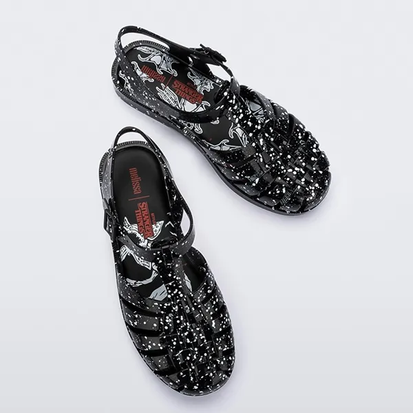 Dép Sandal Melissa MLS Possession Holidays 33795 Màu Đen Size 40 - Dép - Vua Hàng Hiệu