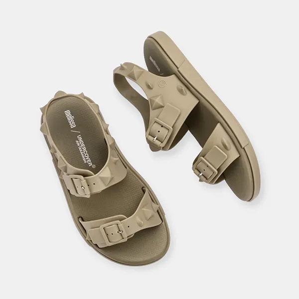 Dép Sandal Melissa MLS Spikes MLS001 Màu Nâu Be Size 39