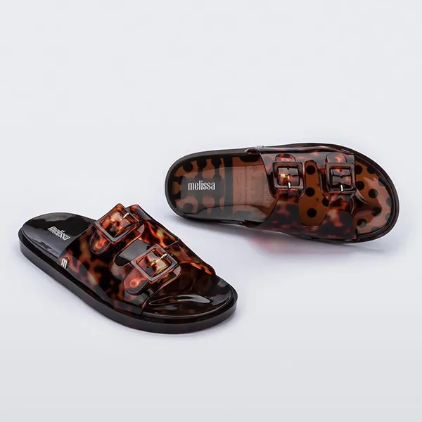 Dép Sandal Melissa Wide Slide 32950-53842-10 Màu Nâu Size 39