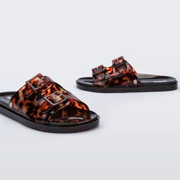 Dép Sandal Melissa Wide Slide 32950-53842-10 Màu Nâu Size 39