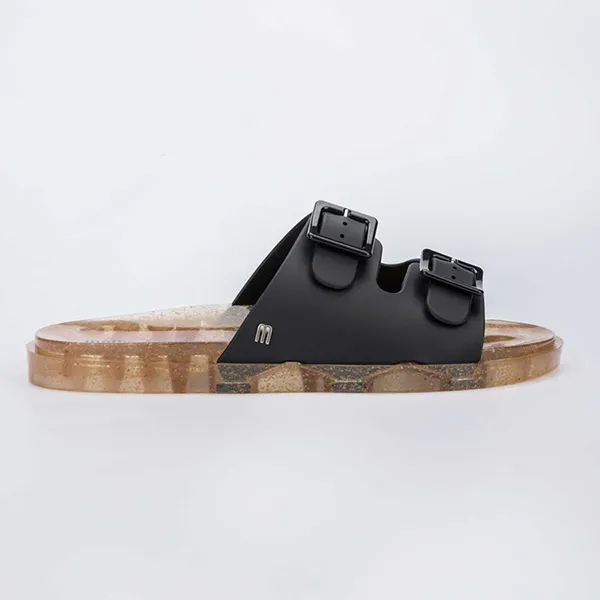 Dép Sandal Melissa Wide Slide MLS013 Màu Đen Size 39