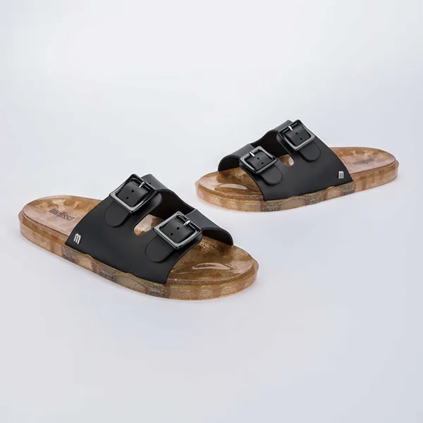 Dép Sandal Melissa Wide Slide MLS013 Màu Đen Size 39
