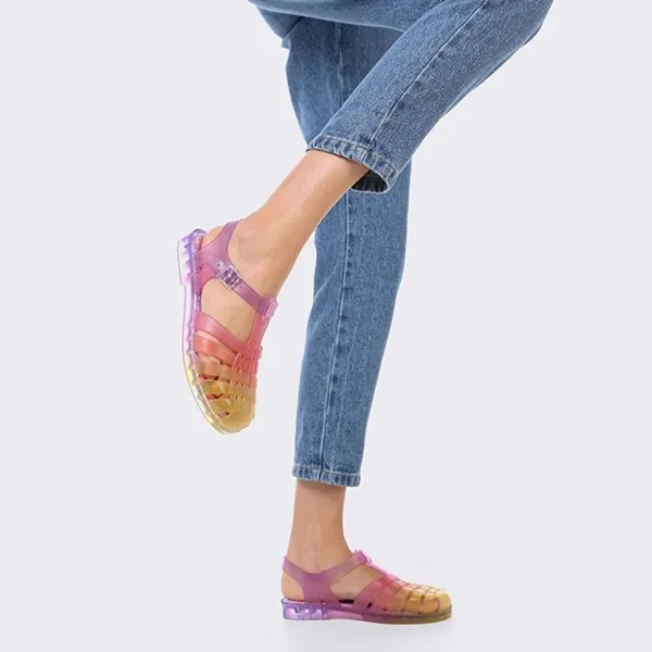 Dép Sandal Nữ MLS Melissa Possession + Stranger Things MLS011 Màu Hồng Vàng Size 40