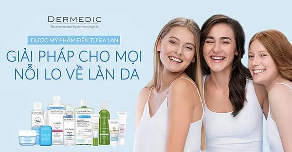 Nước Tẩy Trang Cho Da Khô Dermedic Hydrain3 Hialuro Micellar Water H2O 500ml CT - Mỹ phẩm - Vua Hàng Hiệu