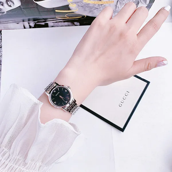 Đồng Hồ Nữ Bulova Quartz 96P148 Màu Đen Bạc - Đồng hồ - Vua Hàng Hiệu