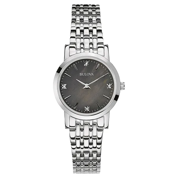 Đồng Hồ Nữ Bulova Quartz 96P148 Màu Đen Bạc - Đồng hồ - Vua Hàng Hiệu