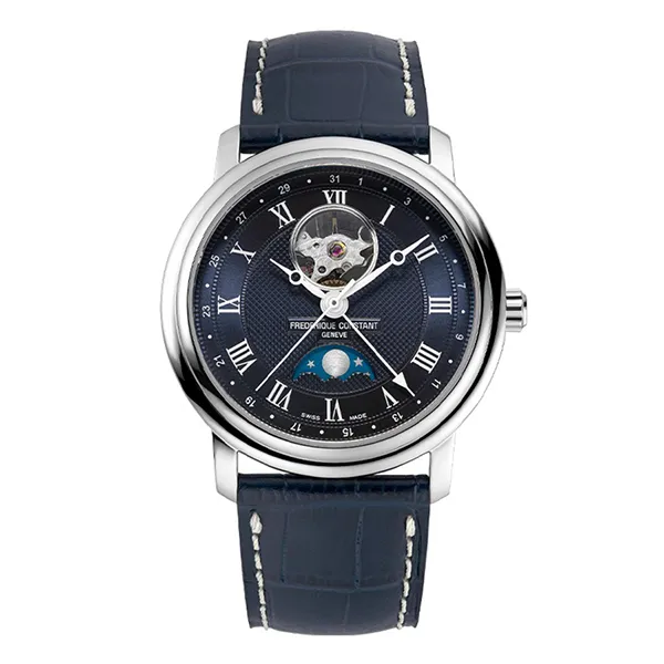 Đồng Hồ Nam Frederique Constant Heart Beat Moonphase Date FC-335MCNW4P26 Màu Xanh Navy