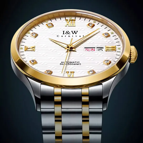 Đồng Hồ Nam I&W Carnival 651G1 Automatic Màu Bạc