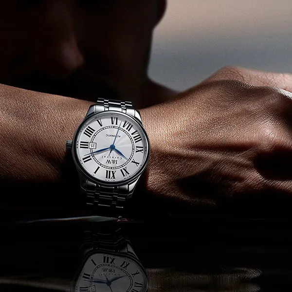 Đồng Hồ Nam I&W Carnival 665G1 Automatic Màu Bạc