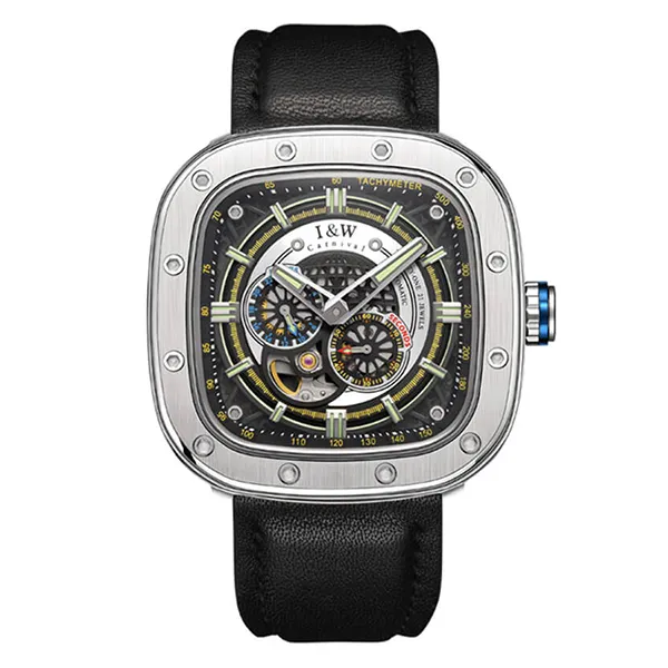 Đồng Hồ Nam I&W Carnival 666G2 Automatic Màu Bạc Đen