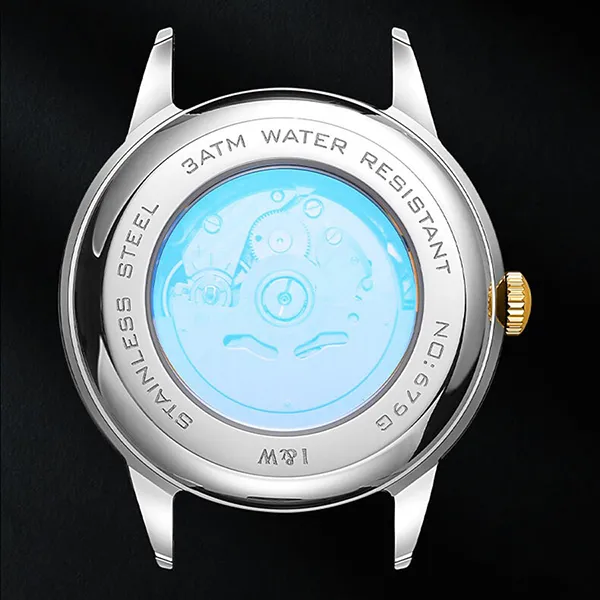 Đồng Hồ Nam I&W Carnival 679G1 Automatic Màu Bạc