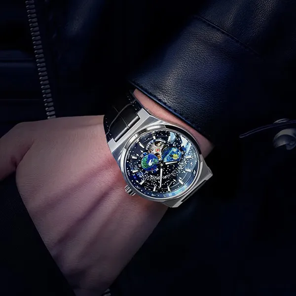 Đồng Hồ Nam I&W Carnival 708G2 Automatic Màu Đen - Đồng hồ - Vua Hàng Hiệu