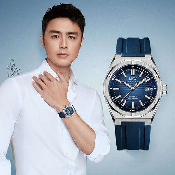 Đồng Hồ Nam I&W Carnival 711G1 Automatic Màu Xanh - Đồng hồ - Vua Hàng Hiệu