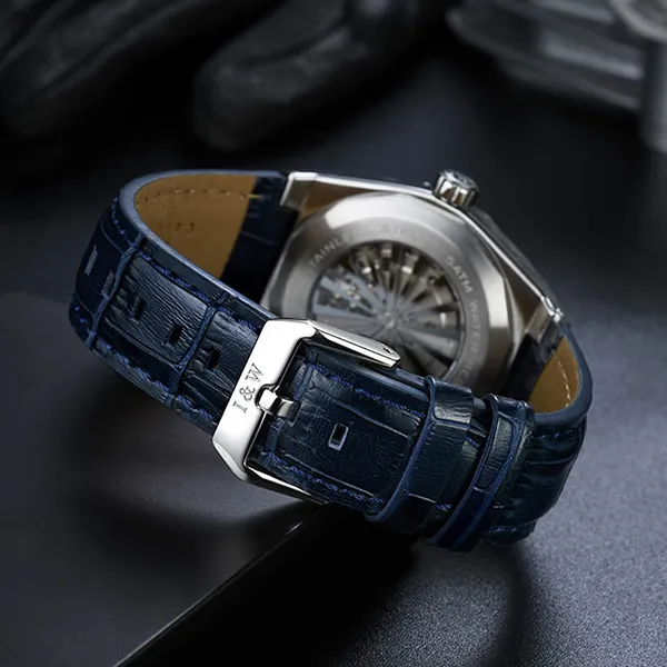 Đồng Hồ Nam I&W Carnival 711G4 Automatic Màu Xanh Bạc