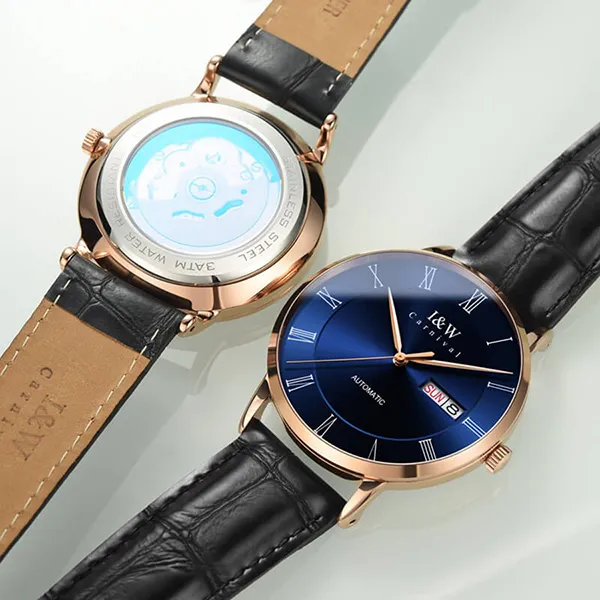 Đồng Hồ Nam I&W Carnival 8861G3 Automatic Màu Xanh Đen