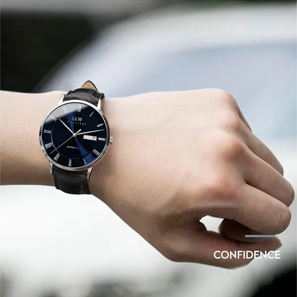 Đồng Hồ Nam I&W Carnival 8861G7 Automatic Màu Xanh Đen