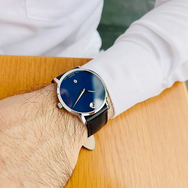 Đồng Hồ Nam Movado Museum Classic Automatic 0607565 Màu Xanh Đen - Đồng hồ - Vua Hàng Hiệu