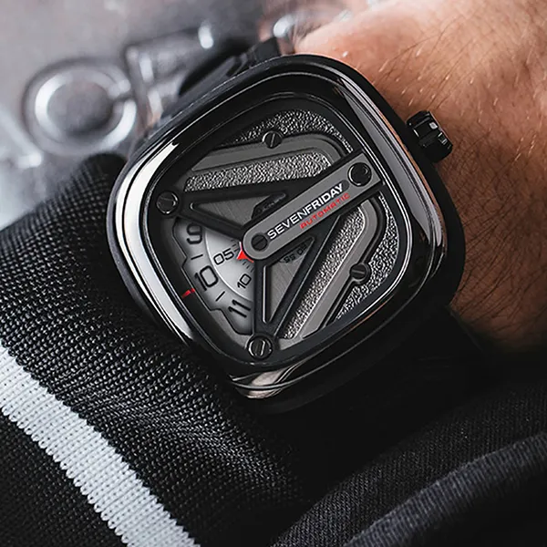 Đồng Hồ Nam SevenFriday Spaceship 47mm M3-01 Màu Đen