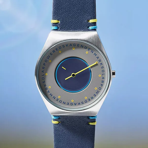 Đồng Hồ Nam Skagen Grenen Solar Halo Ocean Leather Watch SKW6873 Màu Xanh Blue - Đồng hồ - Vua Hàng Hiệu