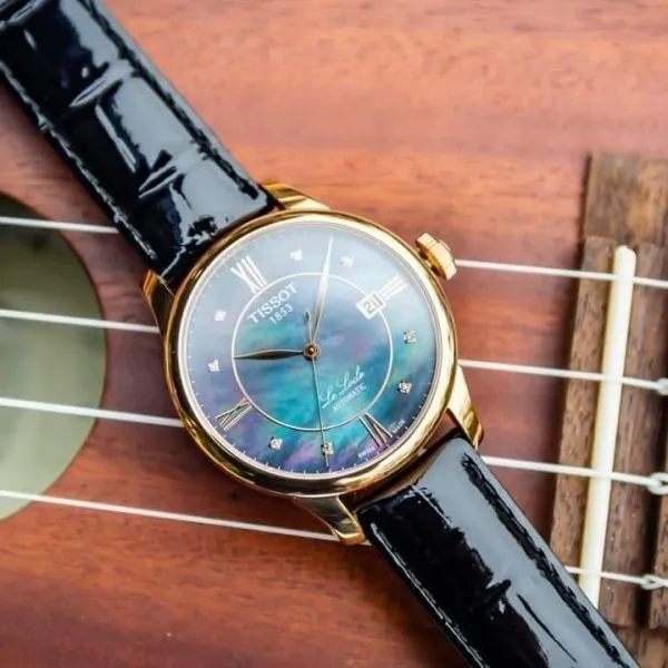 Đồng Hồ Nam Tissot Le Locle Diamond T41.6.423.96 Màu Đen Vàng