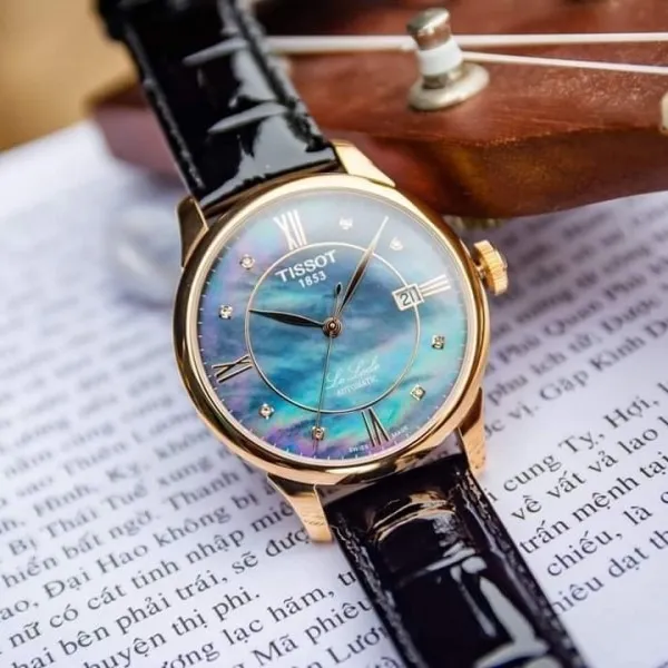Đồng Hồ Nam Tissot Le Locle Diamond T41.6.423.96 Màu Đen Vàng