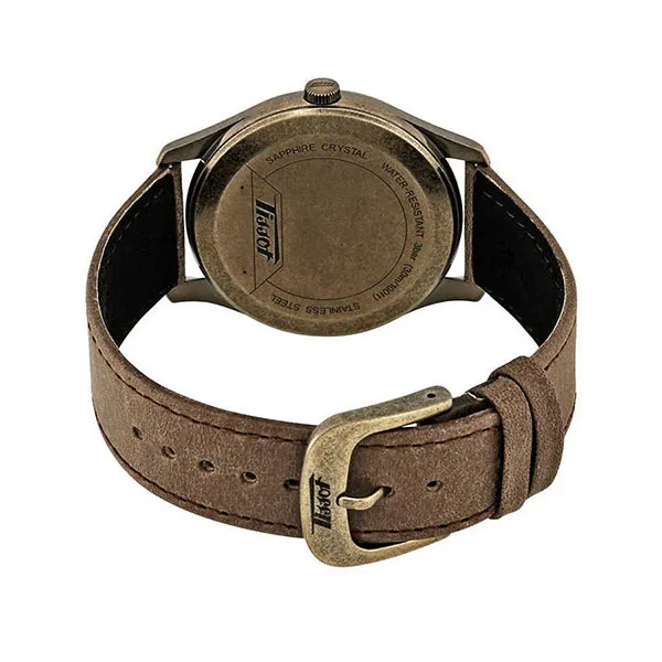 Đồng Hồ Nam Tissot Quartz Visodate T118.410.36.057.00 Màu Nâu Đen - Đồng hồ - Vua Hàng Hiệu