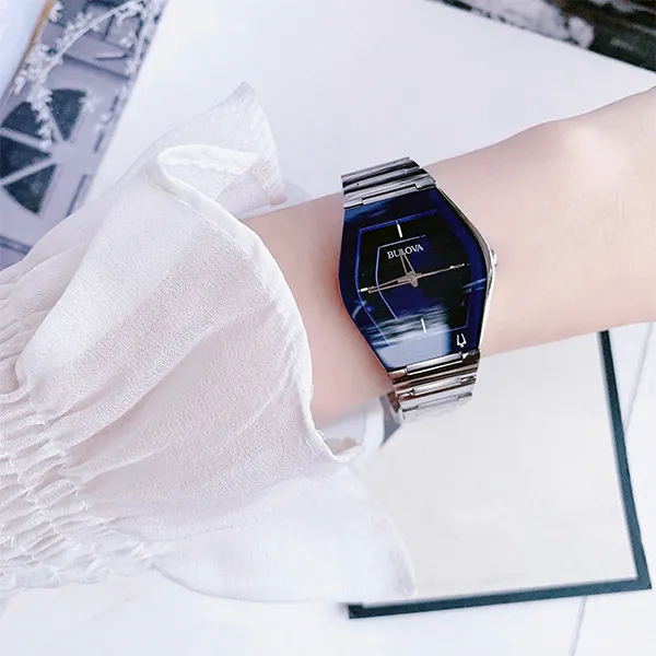 Đồng Hồ Nữ Bulova Gemini 96L293 Màu Xanh Bạc - Đồng hồ - Vua Hàng Hiệu