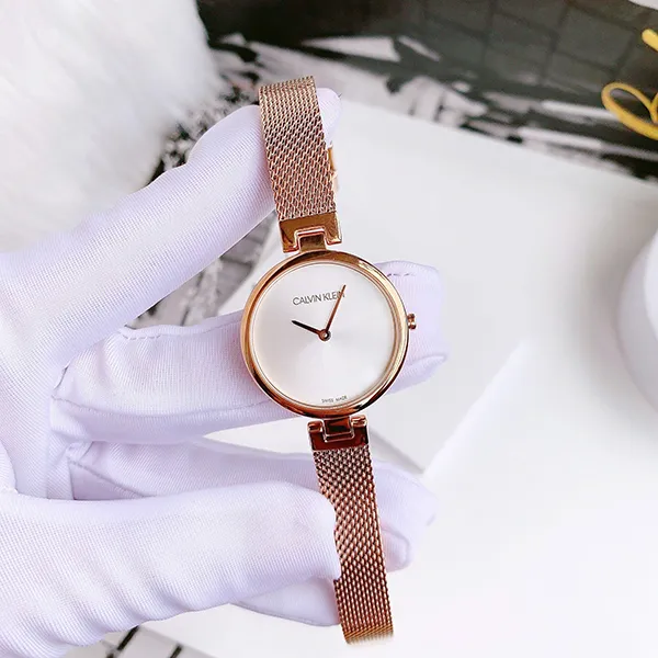 Đồng Hồ Nữ Calvin Klein CK Ladies Watch K8G23626 Màu Vàng Hồng