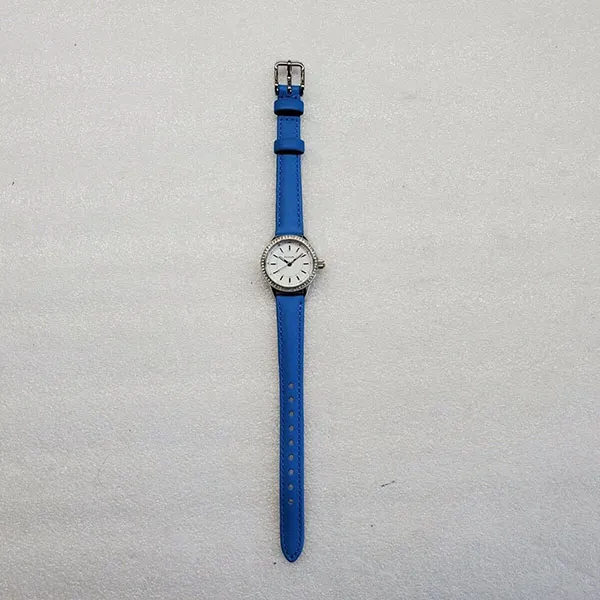 Đồng Hồ Nữ Fossil Carissa White Dial Crystals Blue Leather Strap Women's Watch BQ3145 Màu Xanh Trắng - Đồng hồ - Vua Hàng Hiệu