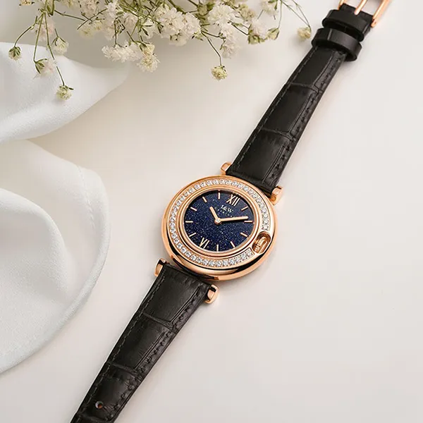Đồng Hồ Nữ I&W Carnival 3011L3 Quartz Màu Xanh Đen