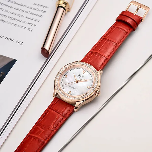 Đồng Hồ Nữ I&W Carnival 593L1 Quartz Màu Đỏ