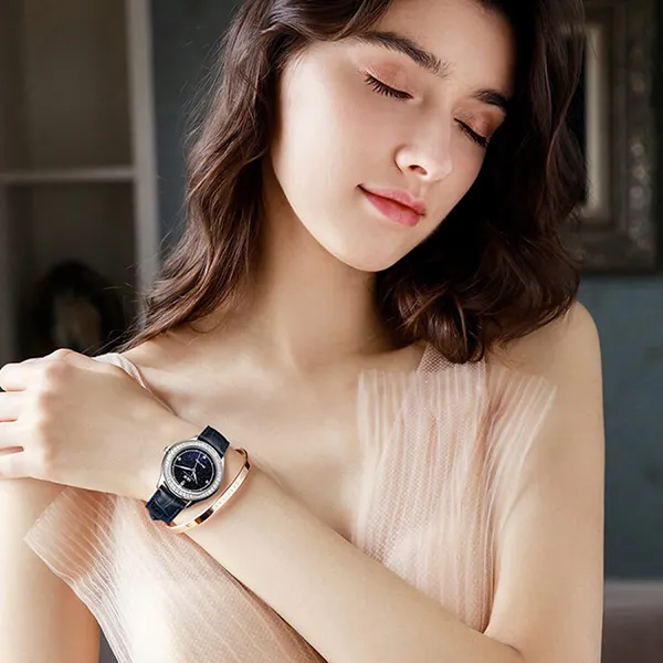 Đồng Hồ Nữ I&W Carnival 593L4 Quartz Màu Xanh Bạc - Đồng hồ - Vua Hàng Hiệu