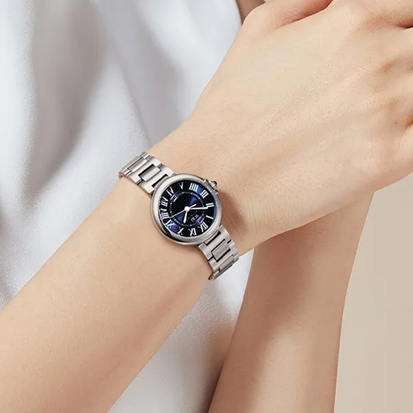 Đồng Hồ Nữ I&W Carnival 602L3 Quartz Màu Xanh Bạc