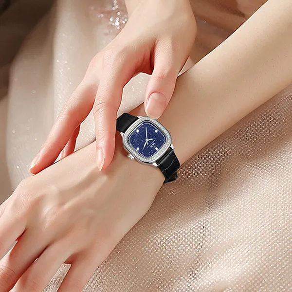 Đồng Hồ Nữ I&W Carnival 632L1 Quartz Màu Xanh Bạc
