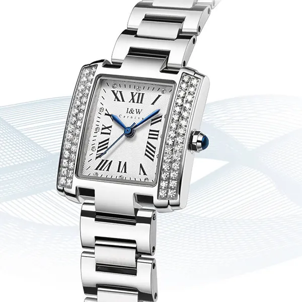 Đồng Hồ Nữ I&W Carnival 696L1 Quartz Màu Bạc