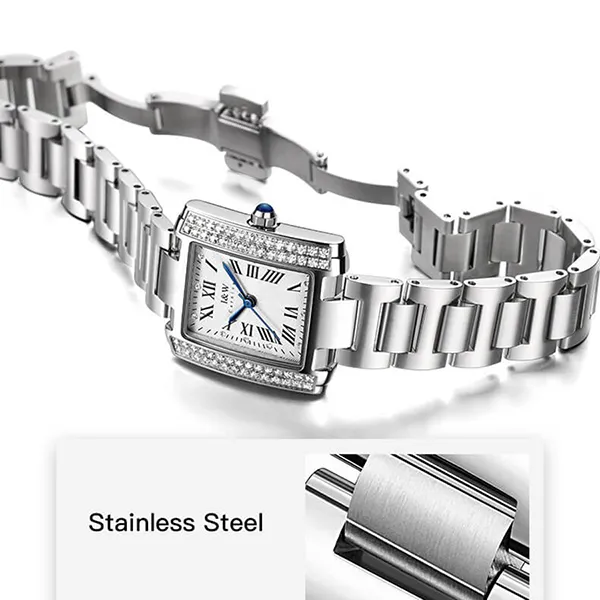 Đồng Hồ Nữ I&W Carnival 696L1 Quartz Màu Bạc