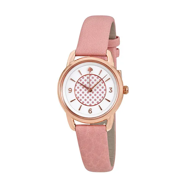 Đồng Hồ Nữ Kate Spade Boathouse Pink Leather Ladies Watch KSW1164 Màu Hồng Trắng