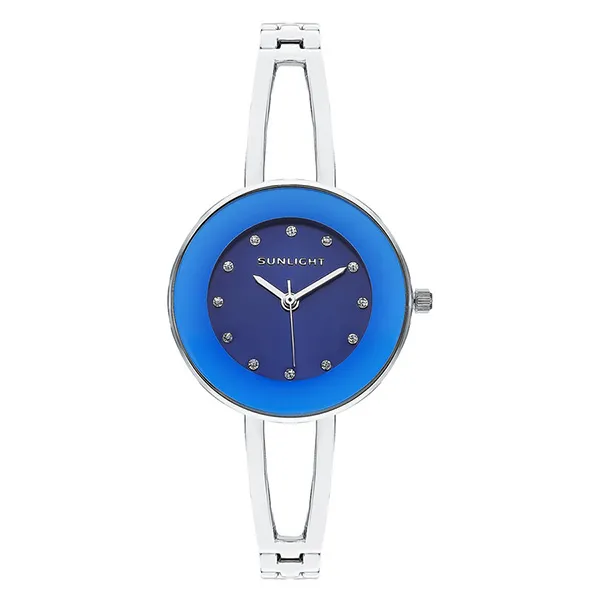 Đồng Hồ Nữ Sunlight Casual 337420 Màu Xanh Bạc
