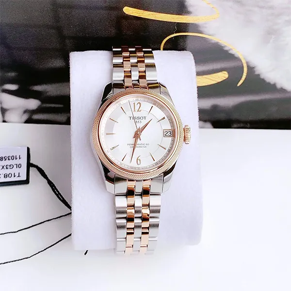 Đồng Hồ Nữ Tissot Ballade DemiRose Lady T108.208.22.117.01 Màu Bạc Vàng