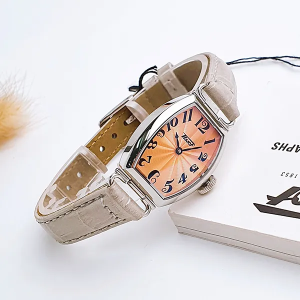 Đồng Hồ Nữ Tissot Heritage Quartz Orange Dial T128.109.16.282.00 Màu Nude Phối Cam - Đồng hồ - Vua Hàng Hiệu