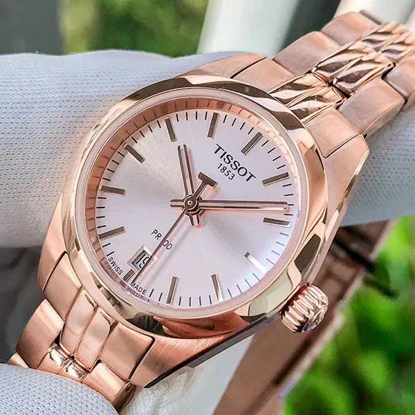 Đồng Hồ Nữ Tissot T-Classic Rose Gold PVD Dial T101.010.33.451.00 Màu Vàng Hồng